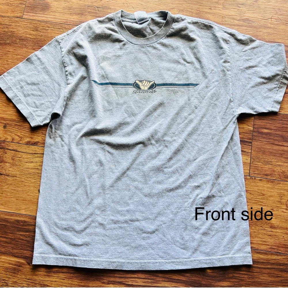 Vintage “Hang Loose Hawaii”Gray Short Sleeve Crew Neck Tee XL